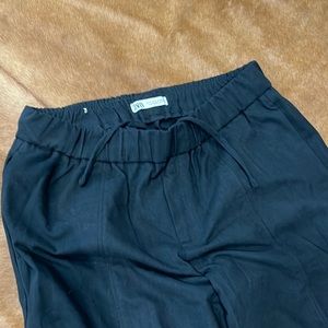 Black casual Zara pants